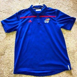 University of Kansas Adidas Game Day Polo